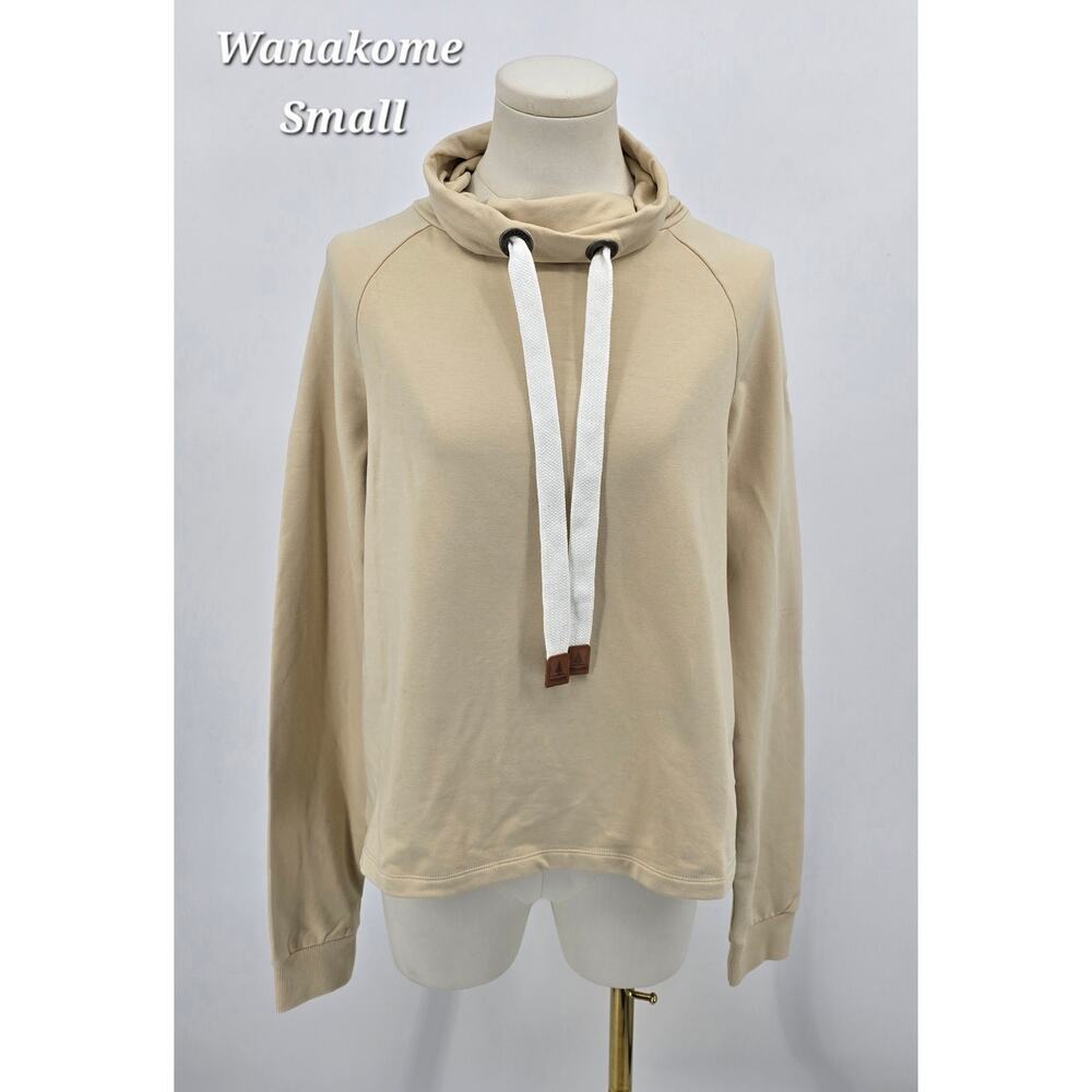 Wanakome Morgan Pullover Sweatshirt – Sand Beige – Size Small